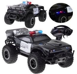Didelis RC policijos Monster visureigis