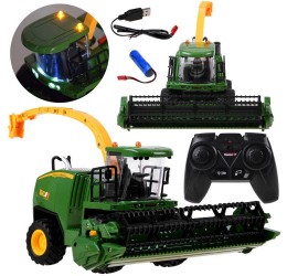 RC žalias kombainas