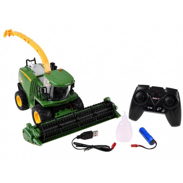 RC žalias kombainas
