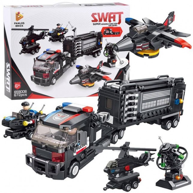 Konstruktorius - police SWAT / 672 vnt.
