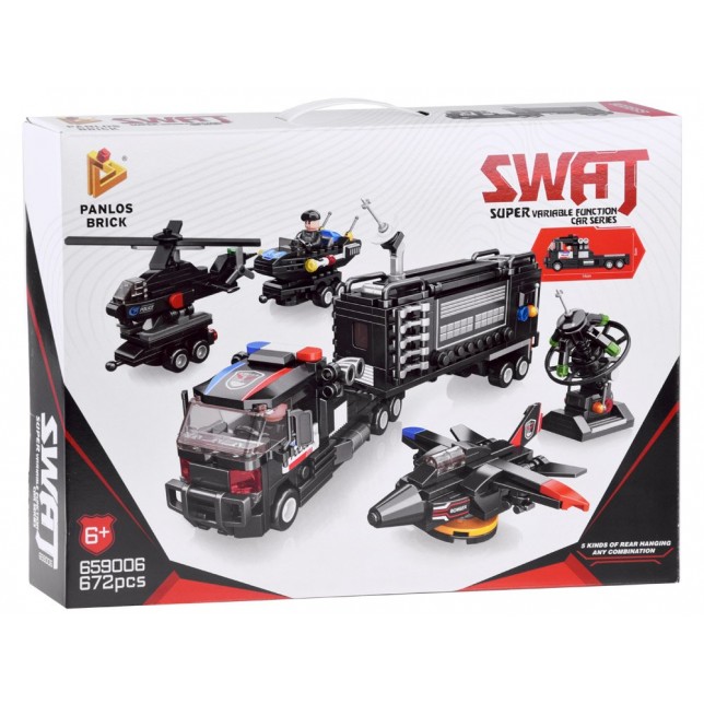 Konstruktorius - police SWAT / 672 vnt.