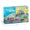 DODO magnetukų rinkinys "Transportas"