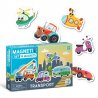 DODO magnetukų rinkinys "Transportas"