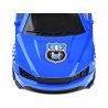 Policijos sraigtasparnis ir automobilis