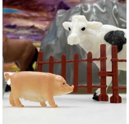 Ūkio gyvūnų rinkinys ''Farm Life'' 34vnt.