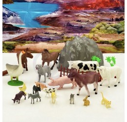 Ūkio gyvūnų rinkinys ''Farm Life'' 34vnt.
