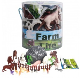 Ūkio gyvūnų rinkinys ''Farm Life'' 34vnt.