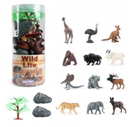 Laukinių gyvūnų rinkinys ''Wild Life'' 15vnt.