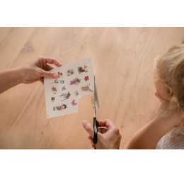 Little dutch vaikiškos laikinos tatuiruotės "Rosa and Friends"
