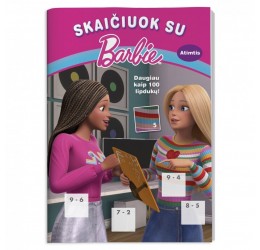 Atimties knygelė ''Barbie'' + lipdukai