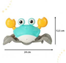 Interaktyvus ropojantis krabas su garsais
