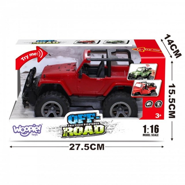 WOOPIE raudonas visureigis ''Offroad''