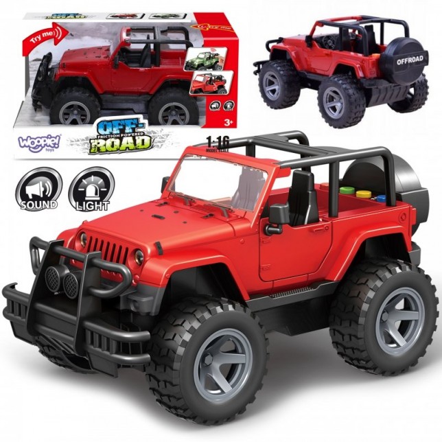 WOOPIE raudonas visureigis ''Offroad''
