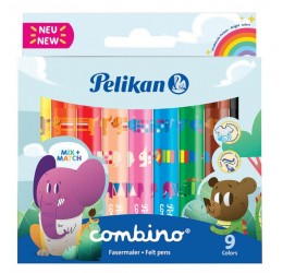 Pelikan flomasteriai COMBINO FELT 9 sp.