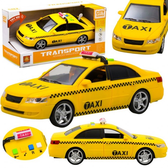 Taksi automobilis su garsais
