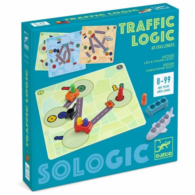 Djeco loginis žaidimas "Traffic logic"