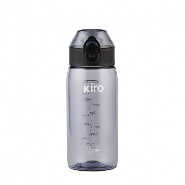 Kiro gertuvė be šiaudelio - pilka, 450 ml