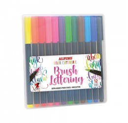 Akvareliniai flomasteriai dėkle ''Alpino'' 12 spalvų