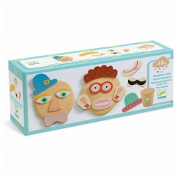 Djeco plastilino rinkinys "Veidai"