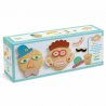 Djeco plastilino rinkinys "Veidai"