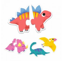 Pirmoji dėlionė mažiesiems "Dinozaurai"