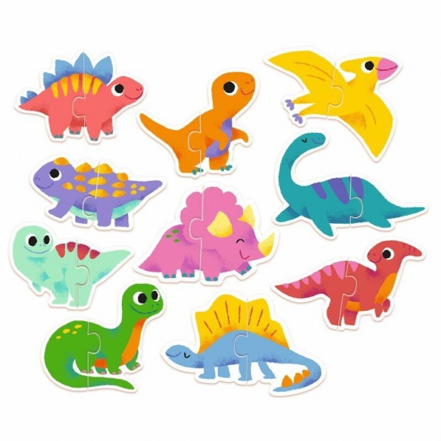 Pirmoji dėlionė mažiesiems "Dinozaurai"