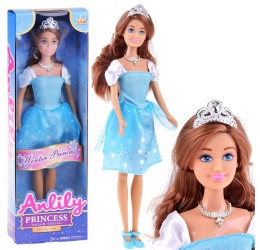 Barbė su mėlyna suknele ''Anlily''