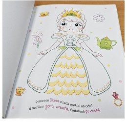 Knygutė ''Papuošk Princeses''