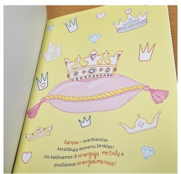 Knygutė ''Papuošk Princeses''