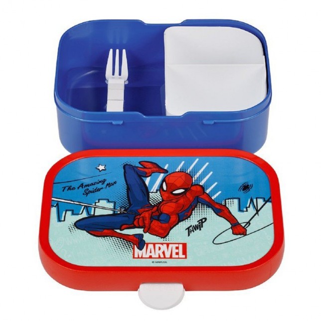 Pietų dėžutė su skyreliais "Spiderman"