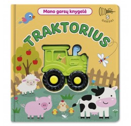 Garsų knygelė ''Traktorius''