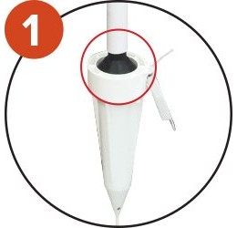 Lanksčių kampinių stulpelių rinkinys / 4 vnt