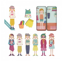 Apli kids magnetinė dėlionė "Aprenk mergaitę"