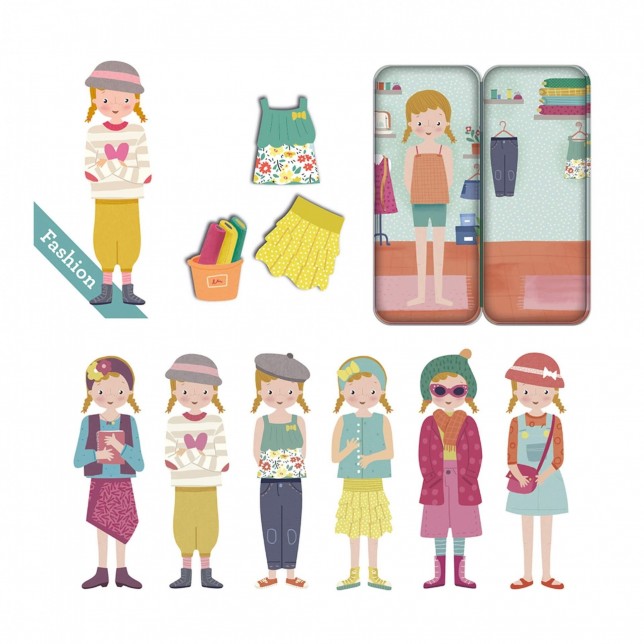 Apli kids magnetinė dėlionė "Aprenk mergaitę"
