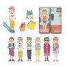 Apli kids magnetinė dėlionė "Aprenk mergaitę"