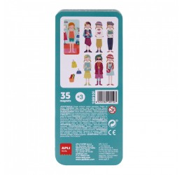 Apli kids magnetinė dėlionė "Aprenk mergaitę"