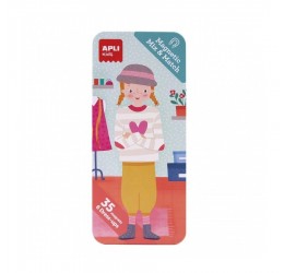 Apli kids magnetinė dėlionė "Aprenk mergaitę"