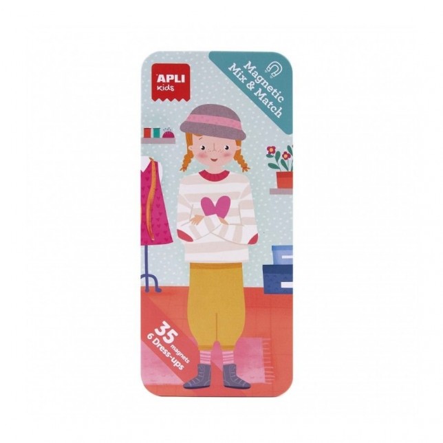 Apli kids magnetinė dėlionė "Aprenk mergaitę"