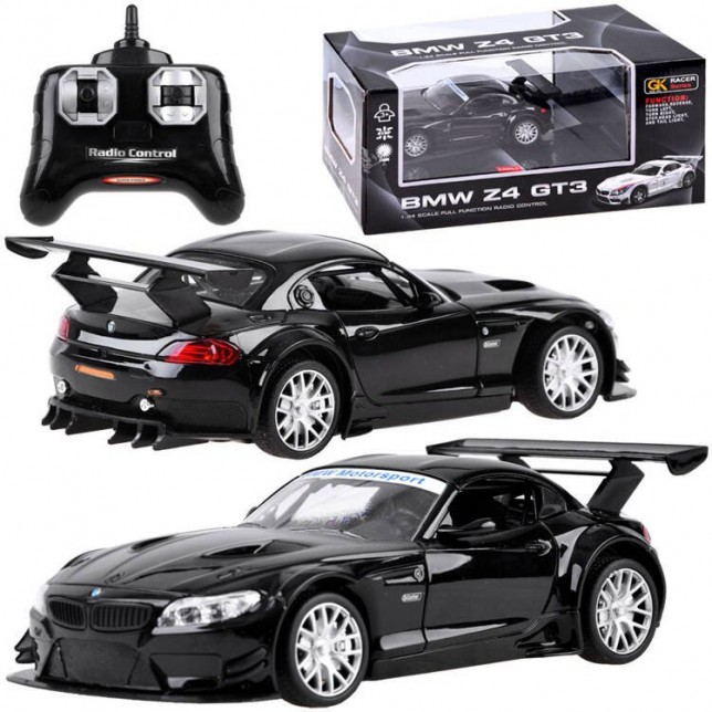 RC automobilis BMW Z4, juodas