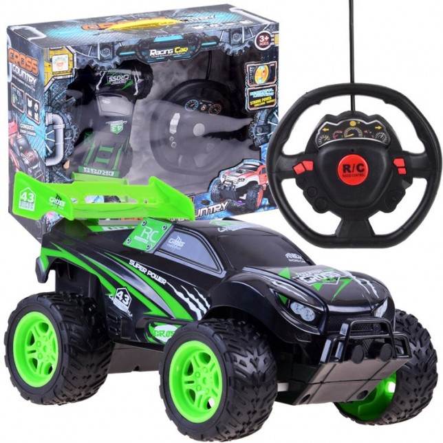 RC lenktyninis automobilis ''Cross Country'', žalias