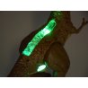 RC riaumojantis, garais kvėpuojantis dinozauras, rudas