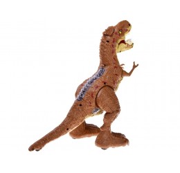 RC riaumojantis, garais kvėpuojantis dinozauras, rudas
