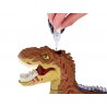 RC riaumojantis, garais kvėpuojantis dinozauras, rudas