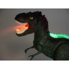RC riaumojantis, garais kvėpuojantis dinozauras, žalias