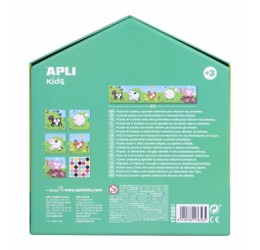 Dėlionė su lipdukais ''Ūkis''