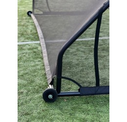Laisvai pastatomi futbolo vartai su ratukais - Giza