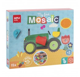 Medinė mozaika ''Geometrinės figūros''