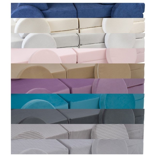 Minkštų kaladėlių rinkinys - Modular 12 vnt