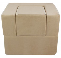 Rudas foteliukas su staliuku - Folded
