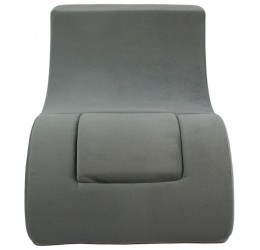 Pilkas foteliukas gultukas su staliuku - Folded